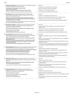 BISS
Bowden 
Page 2 of 7
  7.	 Feelings of inadequacy: Negative evaluation of him or herself, including 
feelings of inadequ