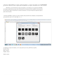 Sap2000 Local Axis Color Code Cómo Identificar Ejes Principales y Ejes Locales en SAP2000 | PDF