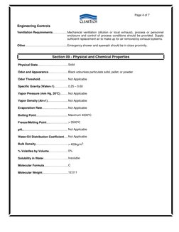 Activated Carbon: Material Safety Data Sheet | PDF | Combustion | Chemistry