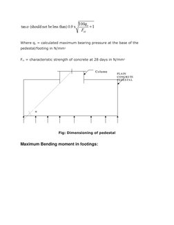 Reinforced Concrete Foundation Design | PDF | Bending | Foundation ...