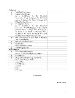 Application for Plot Regularisation in TN | PDF | Money | Banking