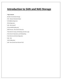Introduction to SAN and NAS Storage | PDF | Network Architecture ...