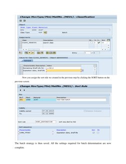 SAP Automatic Batch Determination Guide | PDF | Shelf Life | Receipt