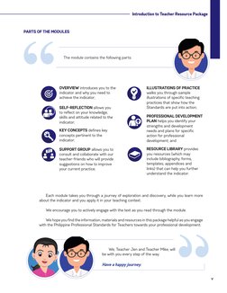MODULE 4
v
Manage classroom structure to engage learners, individually or 
in groups, in meaningful exploration, discovery an