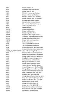 Task Code Table SAP QM Transaction Codes Overview | PDF | Quality Assurance ...
