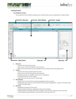 STAAD.Pro V8i Modeling Guide | PDF | Menu (Computing) | Icon (Computing)