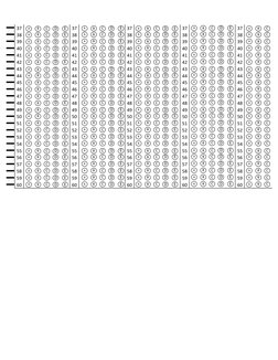Printable Nat Answer Sheet.pdf Grade 6 NAT Answer Sheet Template | PDF