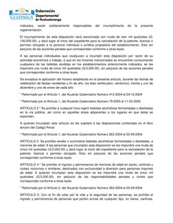 indicados, 
serán 
solidariamente 
responsables 
del 
incumplimiento 
de 
la 
presente 
reglamentación. 
El incumplimiento