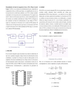 Demodulador de bucle de enganche de fase o PLL (Phase-Locked 
Loop): Un PLL es un sistema de retroalimentación que comprende
