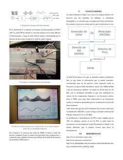 8 Diagrama a bloques del demodulador 
En la ilustración 8 se muestra los bloques de discriminador de FM a 
AM. La señal FM