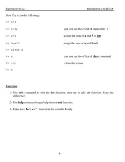 Experiment No. (1)                                                                                                     Introd