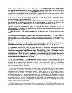 6. Que requiero del suministro continuo del medicamento CLOPIDOGREL TIPO ISCOVER 75 
MG marca comercial (original), de la C