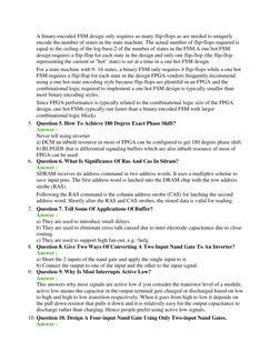Digital Electronics Interview Questions | PDF | Logic Gate | Electrical ...