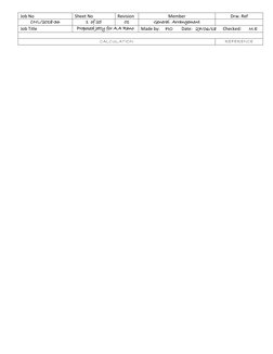 Jetty Design Calculations for A.A Rano | PDF | Beam (Structure ...
