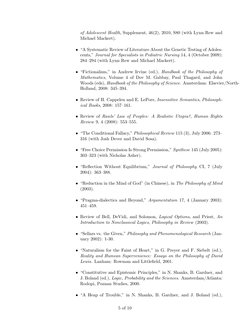 of Adolescent Health, Supplement, 46(2), 2010, S80 (with Lynn Rew and
Michael Mackert).
• “A Systematic Review of Literature