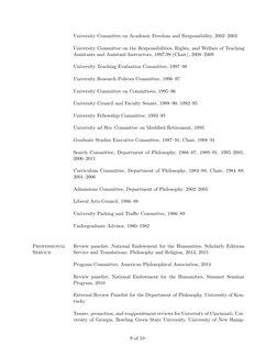 University Committee on Academic Freedom and Responsibility, 2002–2003
University Committee on the Responsibilities, Rights,