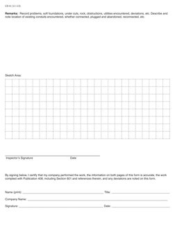 Pipe Installation Inspection Form | PDF | Pipe (Fluid Conveyance ...