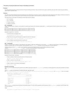 Advanced Timing Tcl Commands Guide | PDF | Parameter (Computer ...