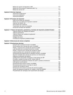 4
Manual de servicio del indicador ZM301
Módulo de opción de dispositivo USB ...............................................