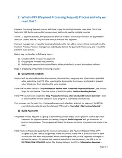 Payment Processing Request Guide | PDF | Cheque | Invoice