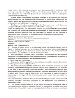 SRC Rule 68: Financial Statement Guidelines | PDF | Auditor's Report ...