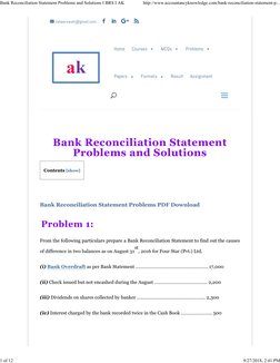 BRS Problems and Solutions Guide | PDF | Banks | Valuation (Finance)