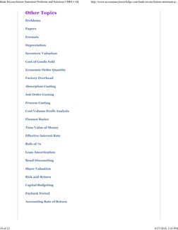 BRS Problems and Solutions Guide | PDF | Banks | Valuation (Finance)