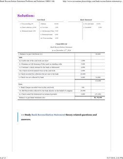 BRS Problems and Solutions Guide | PDF | Banks | Valuation (Finance)