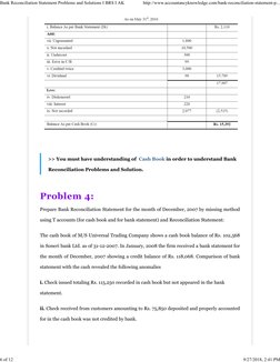 BRS Problems and Solutions Guide | PDF | Banks | Valuation (Finance)