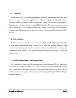Screw Conveyor Design Overview | PDF | Reliability Engineering | Human ...