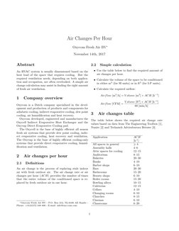 Acph Calculation Air Changes Per Hour Calculation Guide | PDF | Air Conditioning ...