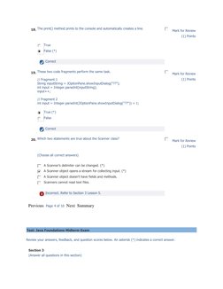 Java Foundations Midterm Exam Review | PDF | Notation | Computer ...