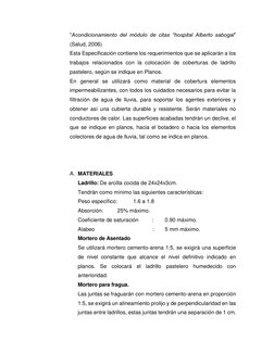“Acondicionamiento del módulo de citas “hospital Alberto sabogal” 
(Salud, 2006) 
Esta Especificación contiene los requerimie