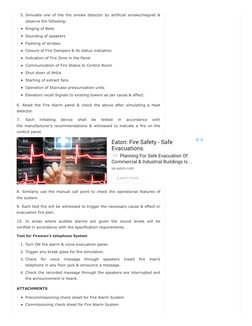 Method of Statement For Testing & Commissioning of Fire Alarm System ...