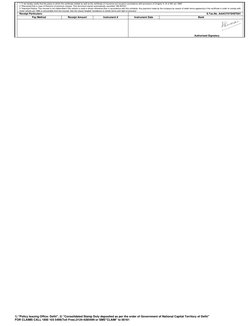 1) "Policy Issuing Office: Delhi", 2) "Consolidated Stamp Duty deposited as per the order of Government of National Capital T
