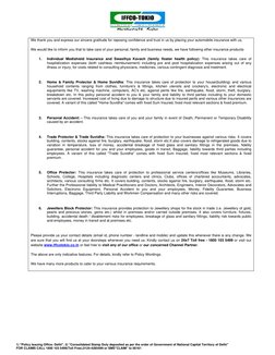 1) "Policy Issuing Office: Delhi", 2) "Consolidated Stamp Duty deposited as per the order of Government of National Capital T