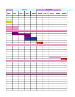 ember
October
November
Decemb
week 4
week 5
week 6
week 7
week 8
week 9
week 10
week 11
week 12
week 13
Submit!
Submit!
