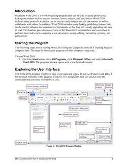 MS Word 2010: User Interface Guide | PDF | Microsoft Word | Typefaces