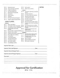 Carvana 150-Point Inspection Checklist | PDF