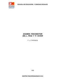 ESCUELA DE EDUCACIÓN  Y CIENCIAS SOCIALES 
 
CENTRO PSICOPEDAGÓGICO 2010 
 
 
 
 
 
 
 
 
 
 
 
 
 
 
 
 
 
 
 
EXAMEN  PSICO