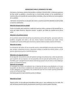 MONICIONES PARA EL DOMINGO 8 DE ABRIL 
Hermanos y hermanas seamos bienvenidos a celebrar el dia del señor, sintámonos gozos