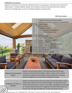 STRATEGIC Consultancy 
Whether it’s the launch of a new brand, marketing ma