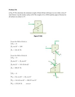 Wedge Friction Problems in Mechanics | PDF | Teaching Methods ...