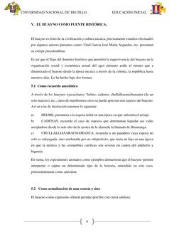 UNIVERSIDAD NACIONAL DE TRUJILLO                             EDUCACIÓN INICIAL 
 
 
 
9 
V. EL HUAYNO COMO FUENTE HISTÓRICA: