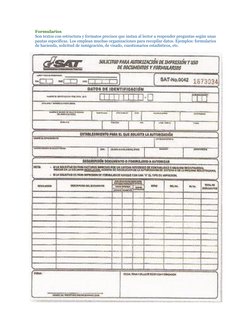 Formularios 
Son textos con estructura y formatos precisos que instan al lector a responder preguntas según unas 
pautas espe