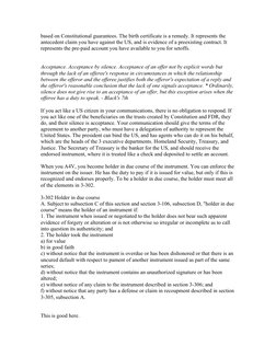 Understanding Acceptance for Value | PDF | Credit | Finance & Money ...