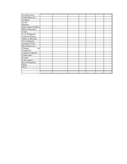 Ver Televisión 
 
 
 
 
 
 
 
Cuidar Mascotas 
 
 
 
 
 
 
 
Acampar 
 
 
 
 
 
 
 
Lavar/ 
Planchar 
 
 
 
 
 
 
 
Jugar Jue