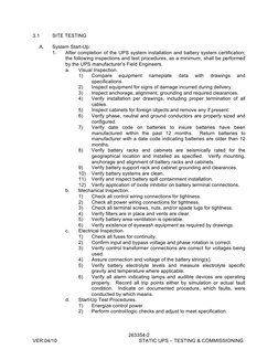 UPS Testing and Commissioning Guide | PDF | Power Inverter | Electrical ...