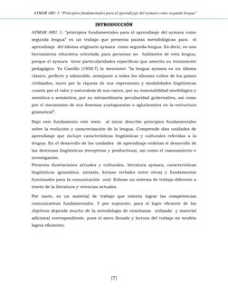 AYMAR ARU 1:“Principios fundamentales para el aprendizaje del aymara como segunda lengua”
[7]
INTRODUCCIÓN
AYMAR ARU 1: “prin