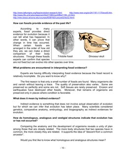 - 10 - 
http://www.talkorigins.org/faqs/evolution-research.html, 
http://www.rwor.org/a/v24/1161-1170/evol5.htm, 
http://www.